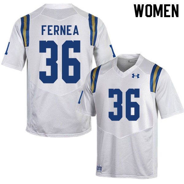 Women #36 Ethan Fernea UCLA Bruins College Football Jerseys Sale-White